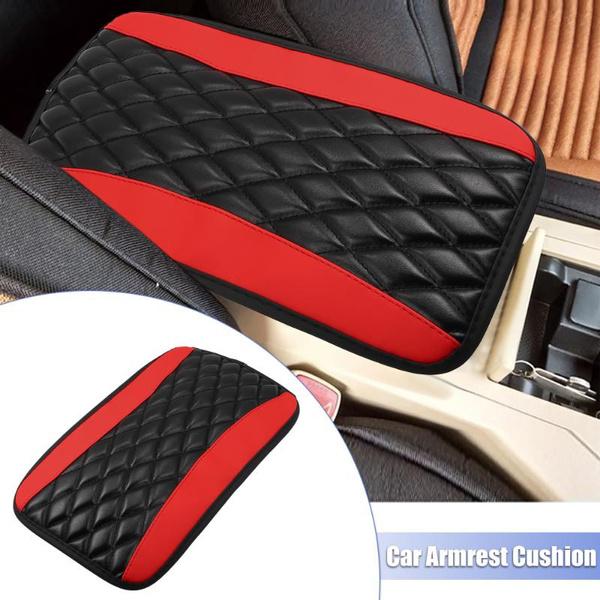 Универсальный автомобильный подлокотник, накладка на центральную консоль, подушка из искусственной кожи