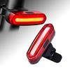 USB Rechargeable Bicycle 6 Mode Taillight Flash LED Lamp Waterproof Light