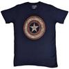 Captain America Unisex Adult Shield Embroidered T-Shirt