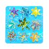 Rainbow Effects Snowflake Pendants Silicone Mold Holographic Christmas Decoration Snowflake Charm Resin Molds DIY Craft