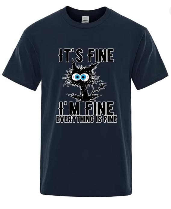 Unisexs High Quality TShirt Cotton Funny Cool Cat Printed TShirt Casual Unisexs Short Sleeve TShirt For Unisex TShirt Male Top