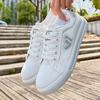 Новая Мода Большой Размер Белая Обувь Плоская Повседневная Обувь Универсальная Мягкая Подошва Дышащая Удобная Холщовая Обувь  De Mujer