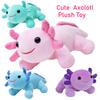 Мягкая плюшевая игрушка-аксолотль из аниме, саламандра, набитая мягкая игрушка, подушка-плед, кавайная мультяшная кукла, декор для дома, подарок другу на Рождество