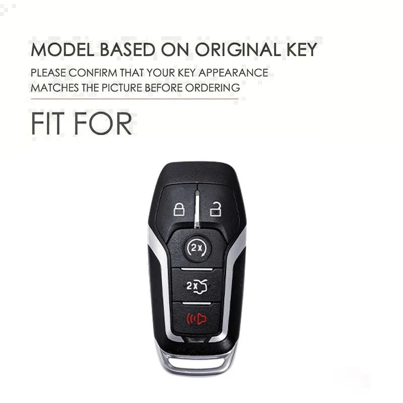 Чехол-обложка из ТПУ для автомобильного ключа Lincoln Mkz Mkc Mkx Edge Ford Explorer Fusion Mustang Focus Taurus