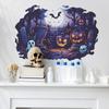 Halloween Atmosphere Decoration Pumpkin Bat Bedroom Wall Decoration Wall Stickers Self-adhesive