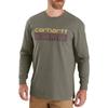 Carhartt Зимний мох Средний Мужской Лонгслив, HEA,