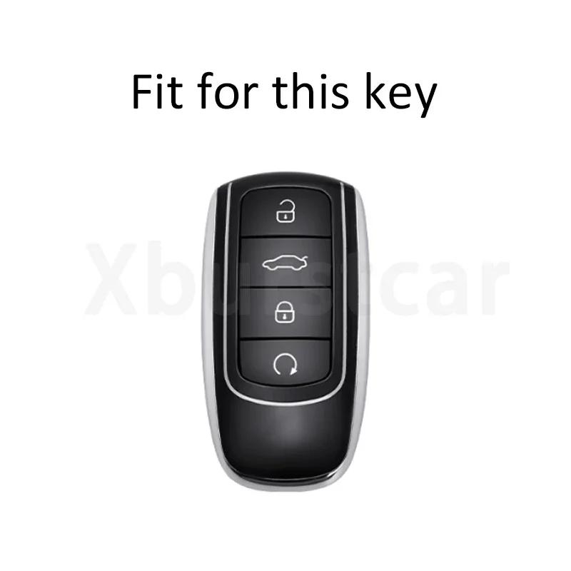 Силиконовый Чехол-Держатель для Ключа TPU для Chery Tiggo 8 Pro Tiggo 8plus New 5 Plus 7 Pro 4 Tiggo 4 5X 7 Pro 8 Exeed Txl Tx Lx Чехол-Крышка для Автомобильного Ключа