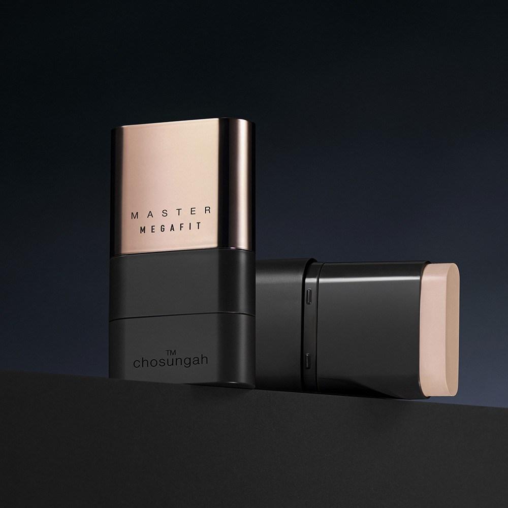 Cho Seongah TM Mega Fit Stick Foundation Master SPF50+ PA++++ 16g, Glow No. 01 Light Beige, 2 Pieces