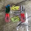 Soft Bait Combo Set: Lead Head Hook, Soft Worm, Luya & Catfish Bait