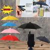 Motorcycle Mobile Phone Holder Sunshade Umbrella Waterproof Small Helmet Sunscreen Phone Stand Bracket Protect Phone From Rain