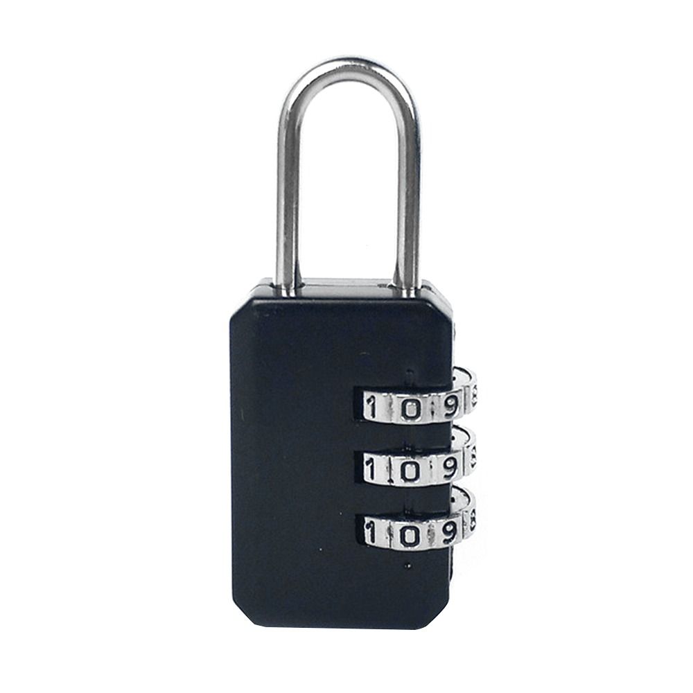 Combination Lock Backpack Zipper Lock 3 Digit Password Lock Dormitory Cabinet Lock Luggage Padlock