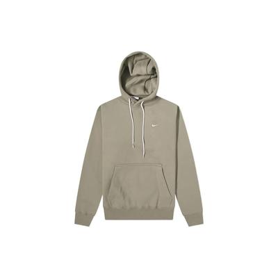 Nike Толстовка с капюшоном NRG Solo Swoosh Premium Essential из флиса зеленая мужская уличная одежда CV0552-320