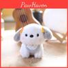 Scarf Dog Plush Toy Keychain Backpack Charm Stuffed With Pp Cotton Gift For Kids