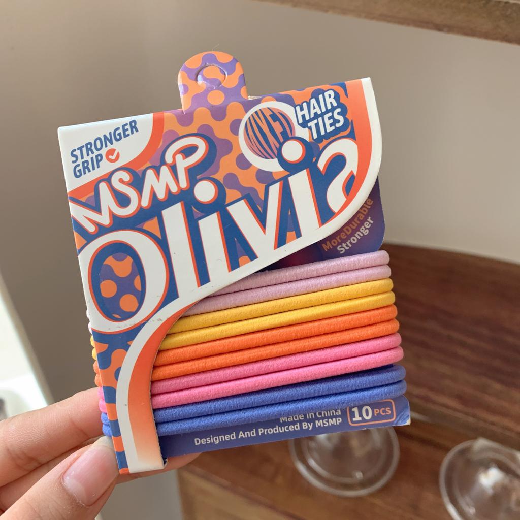 Резинки для волос Candy Color - Мягкие резинки для хвостиков и косичек. Безболезненный захват, подходит для всех типов волос. Унисекс.