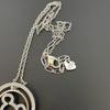 Б/у аксессуары SWAROVSKI Swarovski, красивое, подлинное, серебряное ожерелье, коллаборация Микки Дисней