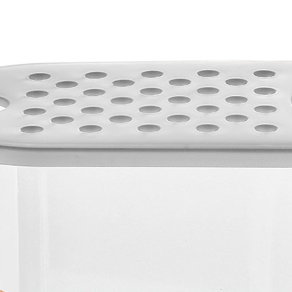 Plastic Tabletop Fish Tank Shatterproof Aquaponic Fish Bowl Hydroponics Aquarium Holder Soil Cultivation for Home Office Decor