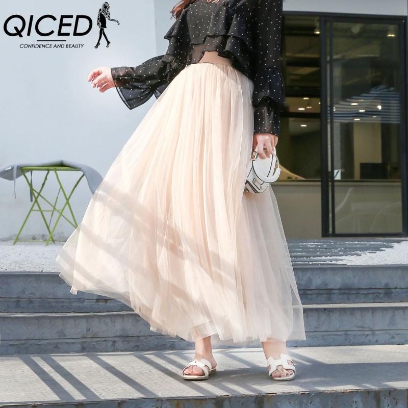 QICED Женская Мода Повседневные Однотонные Летние Весенние Брюки