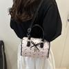 Korean Bow Pillow Bag Versatile Women's Handbags Fashion Bow Crossbody Bag  Ladies