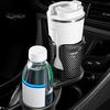 Автомобильный держатель для стаканов 2-в-1, двойной удлинитель, функция блокировки, вращающийся на 360 градусов, многофункциональный автомобильный держатель для больших бутылок, чашек и напитков