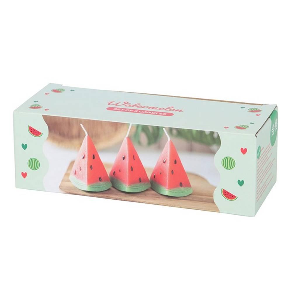 Something Different Watermelon Shaped Candle (Pack of 3)