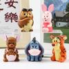 MINISO 10Pcs/Set Anime Cartoon Winnie The Pooh Action Figure Toy Pooh Bear Tigger Eeyore Piglet Action Figure Doll Toys Christmas Gift