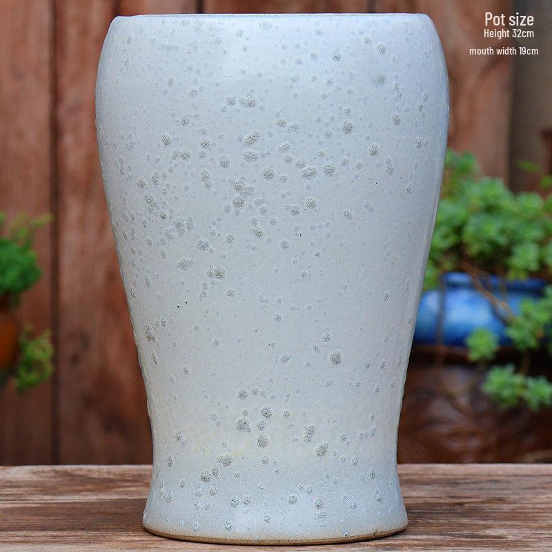 Высокий ручной керамический глиняный горшок для суккулентов и орхидей