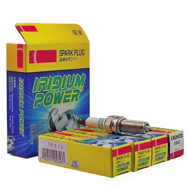 4pcs/lot IXUH22 5353 Iridium Spark Plug For V9110-5353 Y7MPP33 RER8MC 267700-6450 IXUH22-5353 Car Accessories