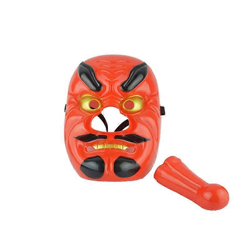 Halloween Red Tengu Mask Party cosplay mask
