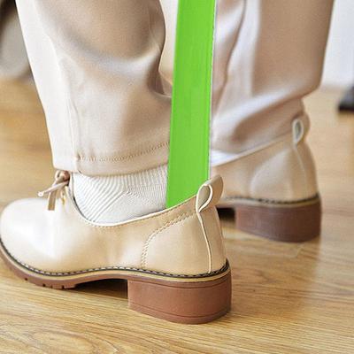 16,7 дюйма АБС Сверхдлинная рожка для обуви Отель Домашнее хозяйство Обувь Обувалка Обувалка Ленивый Помощник для надевания для Мужчин Женщин Детей Рожок для обуви