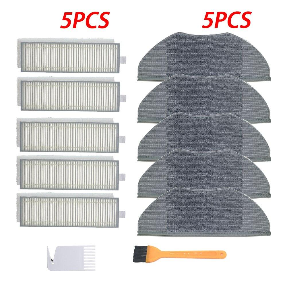 Mi Robot основной ролик, боковая щетка Hepa, воздушный фильтр, ткань для швабры для Xiaomi Mijia G1 MJSTG1, запасные части для пылесоса