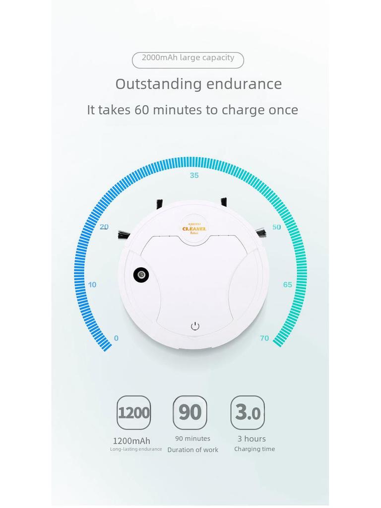 Полностью автоматический пылесос и увлажнитель воздуха: Робот для уборки дома