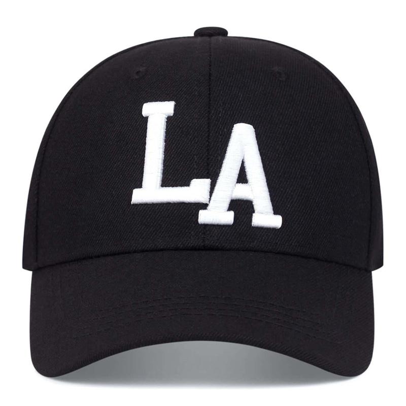 Модная хлопковая бейсболка с вышивкой букв Snapback Кепки Мужчины Женщины Письмо Кепки для гольфа Открытые солнцезащитные шляпы Регулируемые спортивные кепки