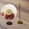 1x Mini Sandalwood Incense Burner Metal 2mm OUDH Incense Sticks Holder Meditation Home Decor