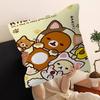 Мультяшная наволочка Rilakkuma Декоративная наволочка для подушки Чехол для подушки с принтом Для дивана
