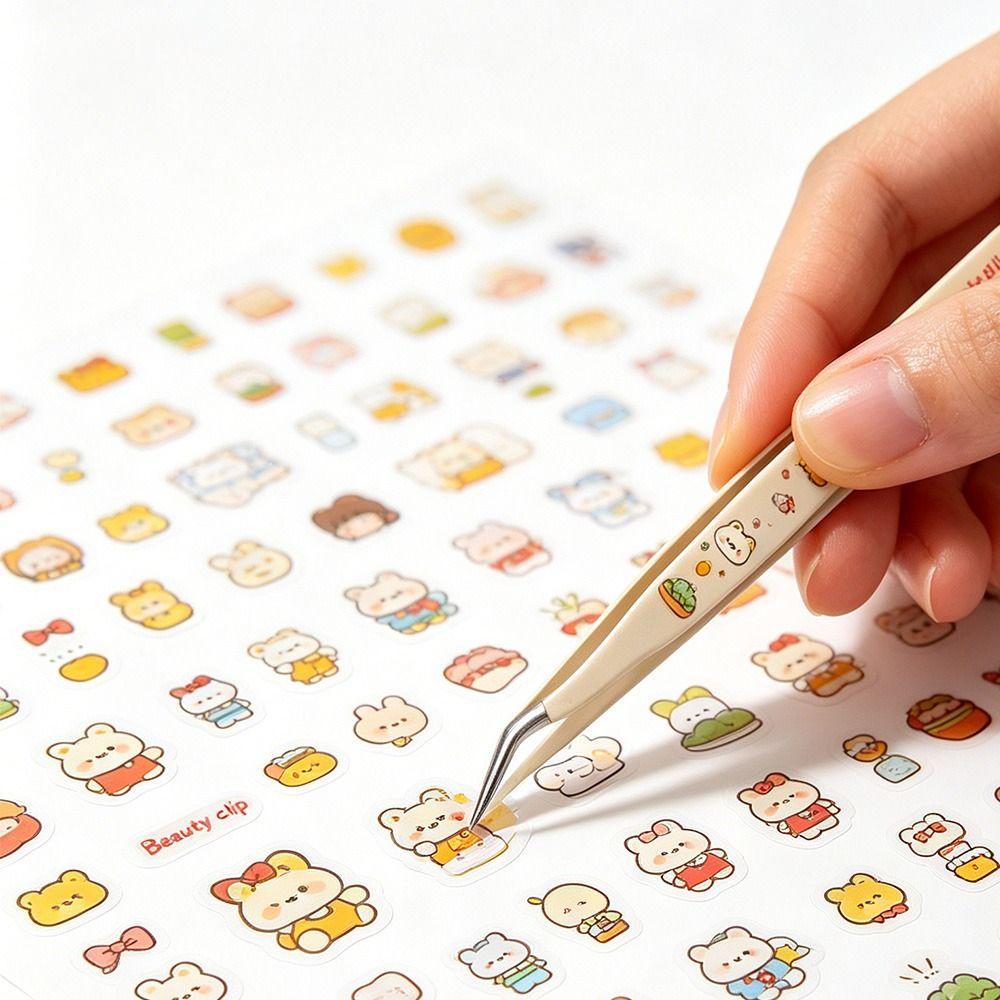 Curved Tip Curved Stickers Tweezers Journal Scrapbooking Tweezers DIY Craft Beading