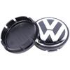 Volkswagen Hub Cover 2.6in High Gloss Finish Strong Abs Plastic Perfect Replacement For Lost Badges