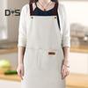 Водонепроницаемый фартук с большим карманом, маслостойкий, пыленепроницаемый, кухонный фартук с регулируемым ремешком, универсальный поварской фартук для мясников и маляров