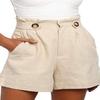 Women's Fashion Solid Summer Shorts Ladies Casual Short Pants Beach Shorts Plus Size