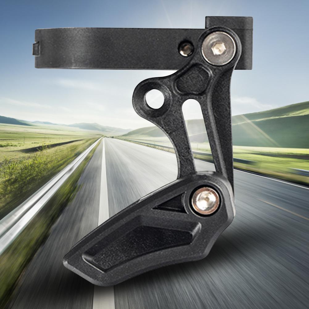 Bike Chain Stabilizer Aluminium Alloy Single Disc Protector Lightweight Bicycle Chain Protector Adjustable Bicycle Accessories