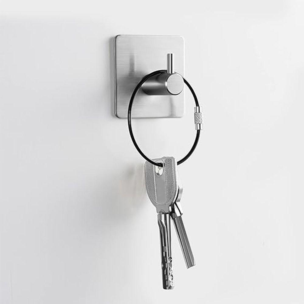 1/25 шт. 2 мм проволочный брелок-трос 6,3 дюйма шарнирные фиксаторы большие металлические проволочные брелки ключи и ID-бирка