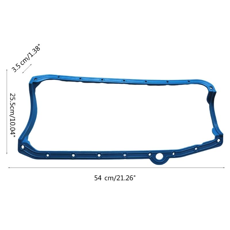 Racing- Products Прокладка масляного поддона для двигателей SB Chevy Engines Pre-79 Early SBC SB 265 283 327 350 383 400 Запасные части синие