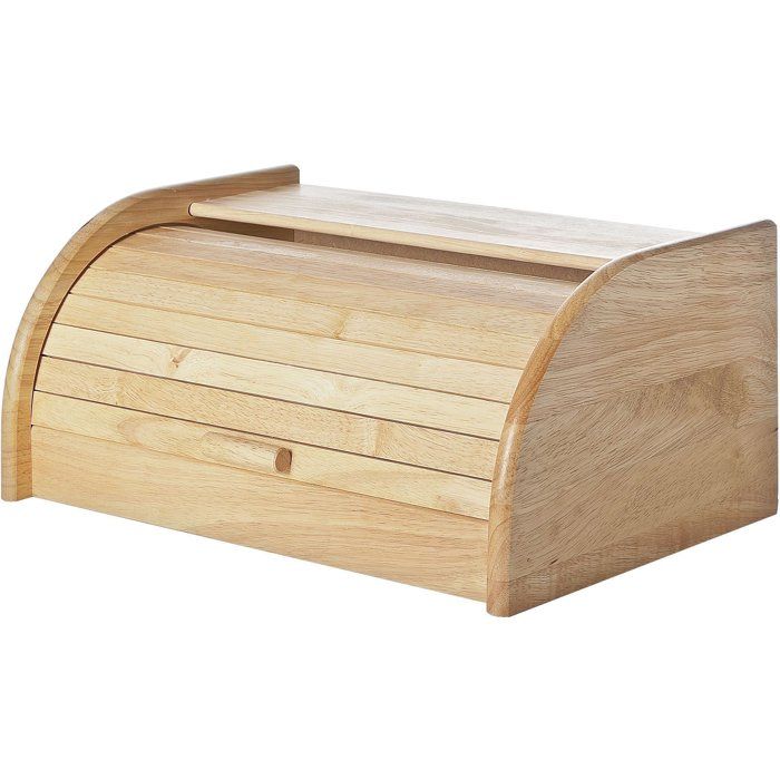 Boîte à pain - COSY & TRENDY - Avec couvercle - 40 x 27 x 18 cm - Bois