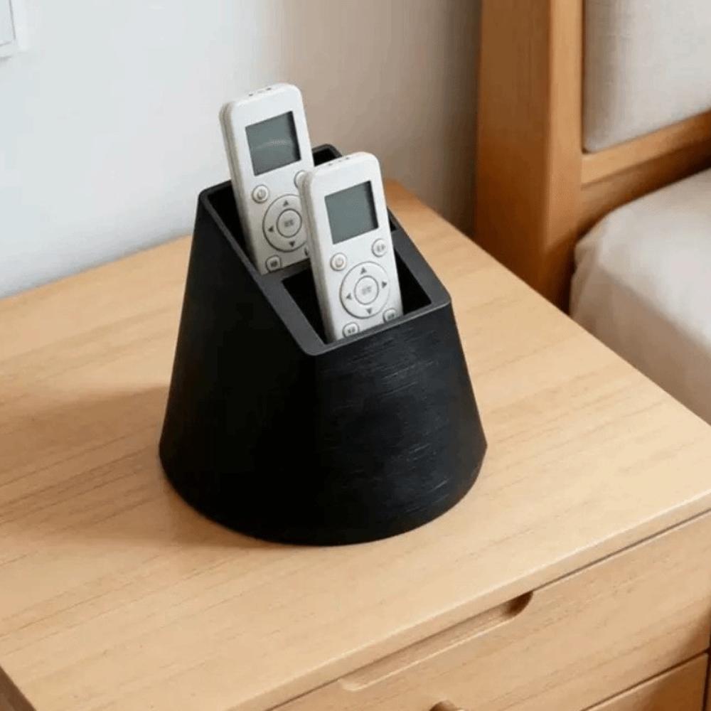 Plastic Remote Control Holder 3D Printed Desktop Storage Box Desktop Container Office Supplies