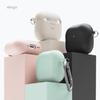 Совместимый чехол для AirPods 4, силиконовый гибридный чехол с карабином, противоударный, защита от падений, беспроводная зарядка, совместимый с MagSafe 4, 4-е поколение, LIQUID