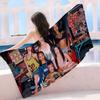 Kpop Band K-Katseyes Microfiber Blanket Quick Drying Beach Towels Oversized Printing Super Absorbent Pool Towel Blanket