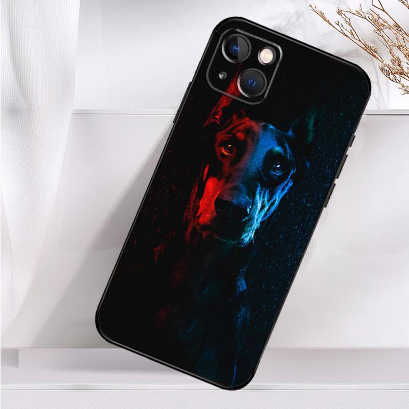 Doberman Dog Phone Case For iPhone 16 15 14 13 12 11 Pro Max Mini X XR XS Max 7 8 Plus Back Cover