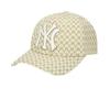 MLB baseball hat Korean Yankees NY men's and women's adjustable couple LA hard top versatile sun visor peaked hat trendy