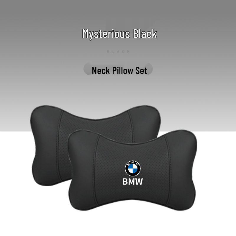 Подушка для подголовника и поясничной поддержки BMW - Подходит для X1, X3, X5 и 1/3/5/7 Серии для защиты шеи и декора салона