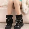 Women Furs Leg Warmer Party Costumes Winter Furry Long Boot Cuffs Fuzzy Shoe Cover Holiday Festival Performances Play