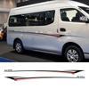 Наклейки на двери автомобиля для Nissan NV350 Caravan Urvan Escapade аксессуары тюнинг авто обе стороны поясные полосы винил